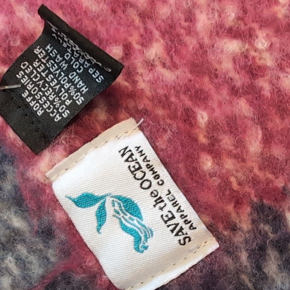 Save the Ocean comfy scarf - Picture 2 of 3